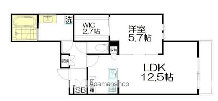 （仮称）阿佐谷北４丁目メゾン[1LDK/52.5m2]の間取図
