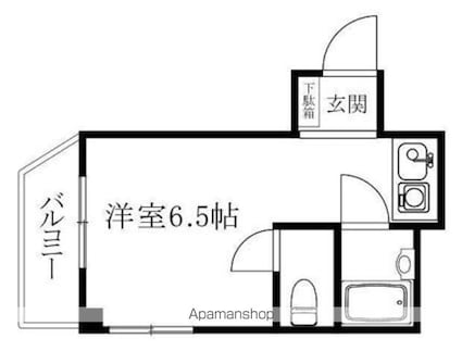 第一高岡ビル[1R/16.63m2]の間取図
