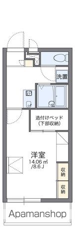 【レオパレスフレイグラント多々良の間取り】