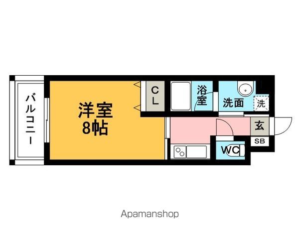 【エムティースクエア吉塚駅前の間取り】