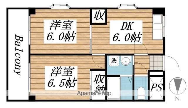 プラーズ六実の間取り