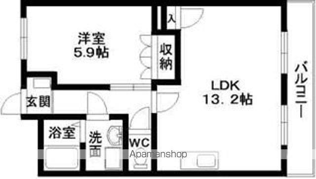 【コムス・エルアールの間取り】