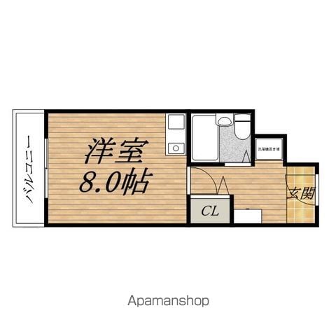 エルデ大手前の間取り写真