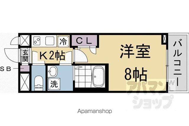 グランカーサ京都駅前の間取り写真