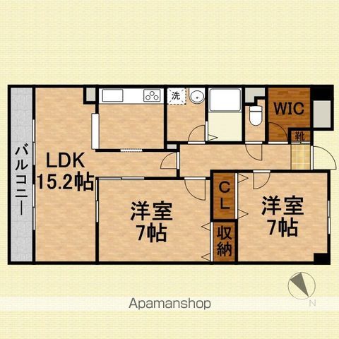 レアルコートの間取り写真