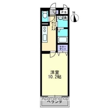 マリベールＹＵＭＥ[1K/32.16m2]の間取図