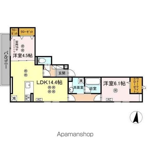 DーROOM宇品東の間取り写真