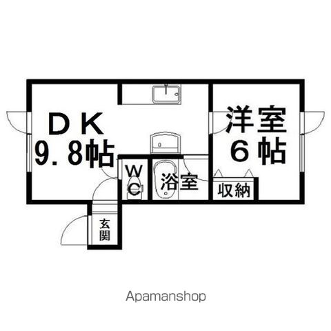 北見市 2階建 築31年の間取り写真