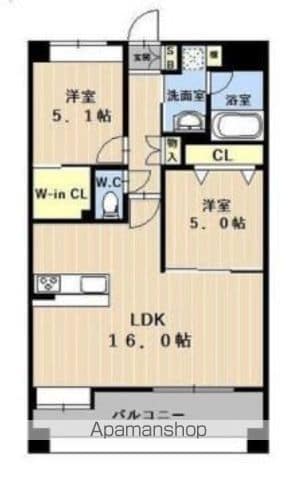 LIBTH平成タワーの間取り写真