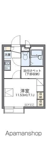 レオパレス七郎兵衛の間取り写真