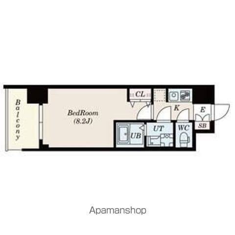 SーRESIDENCE阿波座WESTの間取り写真