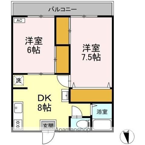 レピュート原田 III棟の間取り写真