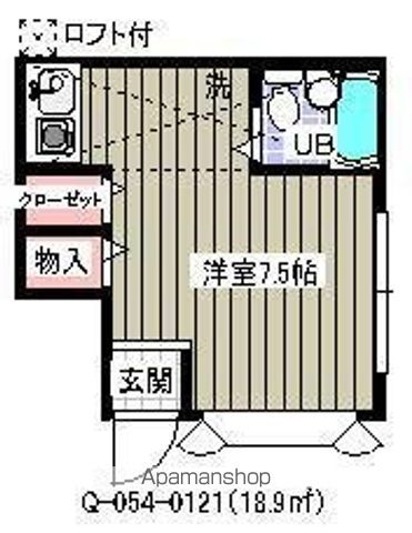 ローズアパートの間取り写真