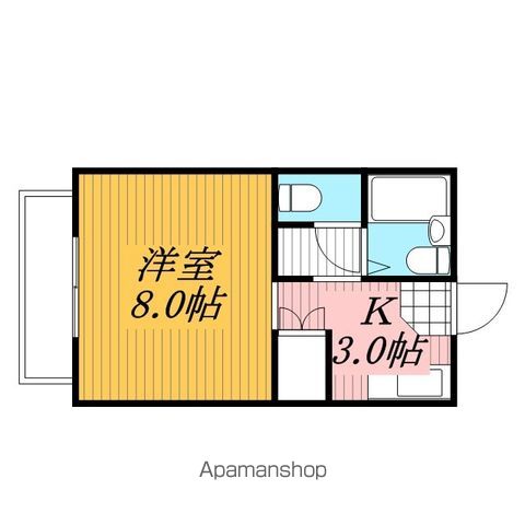 【千葉市花見川区幕張本郷のアパートの間取り】