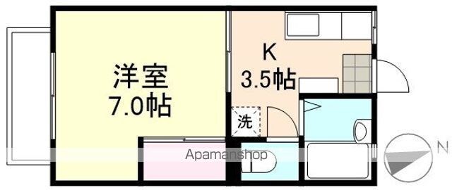 メゾンエポック　Ｂ[1K/23.18m2]の間取図