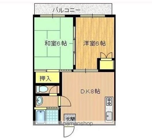 持増マンションの間取り写真