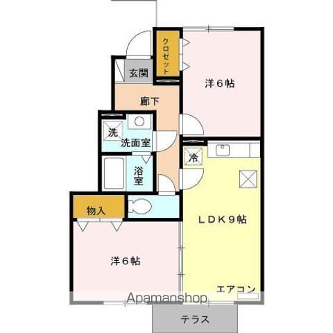 プロイセン 弐番館の間取り写真