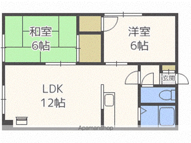 第1佐藤マンションの間取り写真