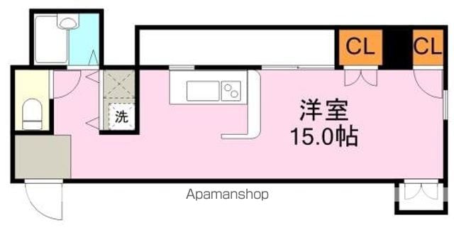 レズィダンスシャルルフロッケ山下町の間取り写真