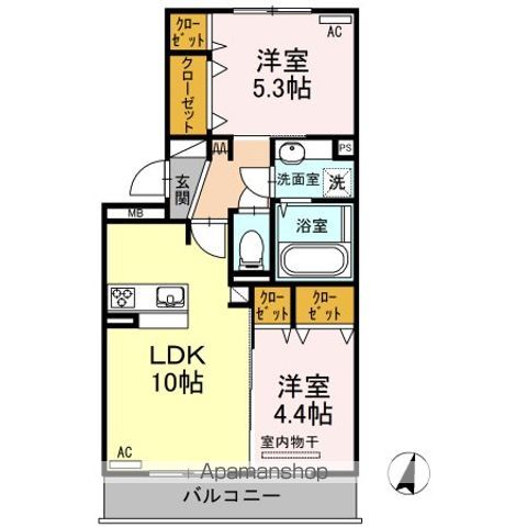 ハイムセラ大津駅前の間取り写真