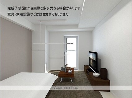 （仮）ＤーＲＯＯＭ木町通一丁目[1K/30.8m2]のリビング・居間2