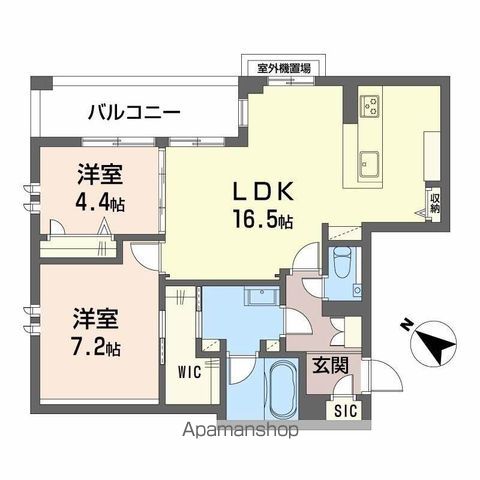 シャーメゾン 新屋敷 PREMIUMの間取り写真