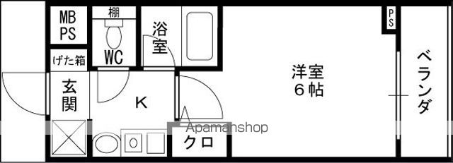 エスリード同心第3の間取り写真
