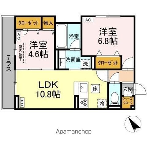 Dーガルデニアの間取り写真