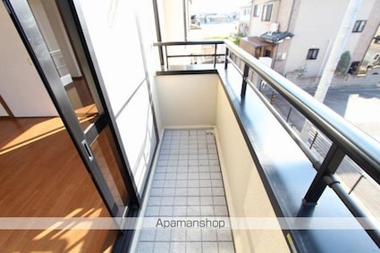 ガーデンプレイズＡ・Ｂ[2LDK/53.41m2]のバルコニー