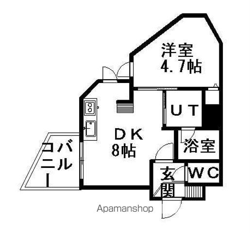 クラッセ円山 WESTの間取り写真