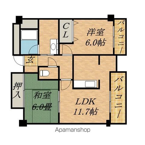プレステージIIの間取り写真