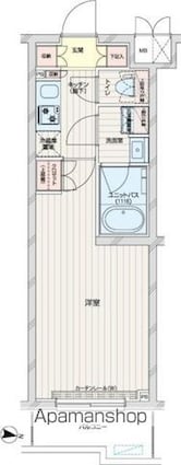 ルーブル練馬赤塚[1K/25.52m2]の間取図