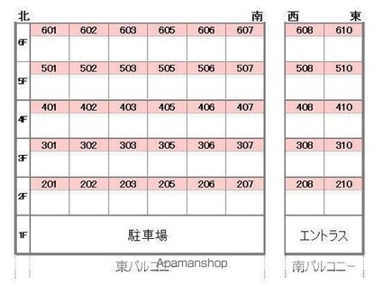 ロイヤル三津[1DK/29.16m2]の配置図
