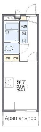 レオパレスＡＮＮＥＸシャルム[1K/19.87m2]の間取図