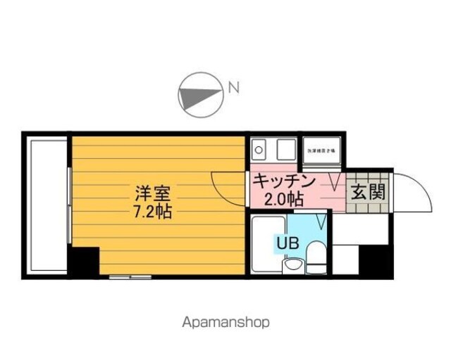 ＳーＦＯＲＴ錦糸町[1K/20.19m2]の間取図