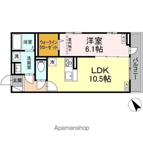 DーROOM連坊の間取り写真