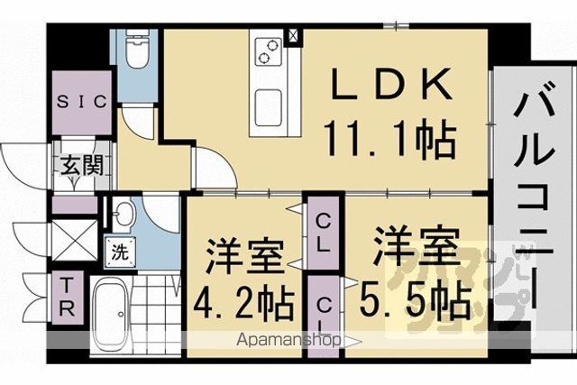 LIVECASA千本今出川の間取り写真