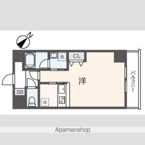 フェルテ髙波の間取り