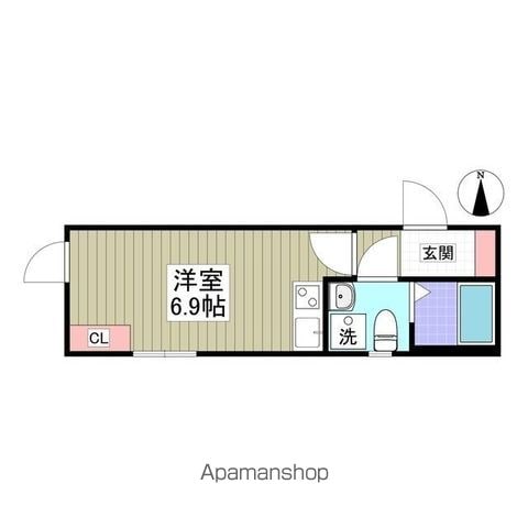 CELESTE KOGANEの間取り写真