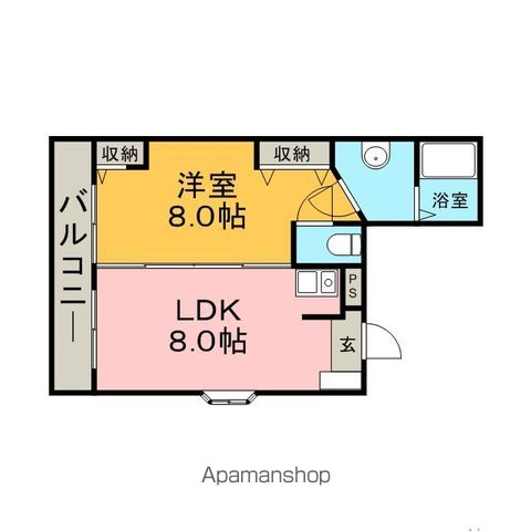 エルクルーセの間取り