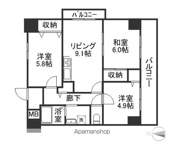 パル・OMの間取り写真
