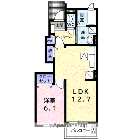 ソレアードⅡ 102 ｜ 神奈川県藤沢市大庭5459-1（賃貸アパート1LDK・1階・45.65㎡） その2