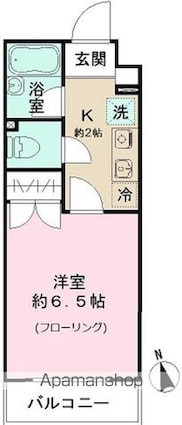 スカイパレス中村橋Ｉ[1K/20.88m2]の間取図