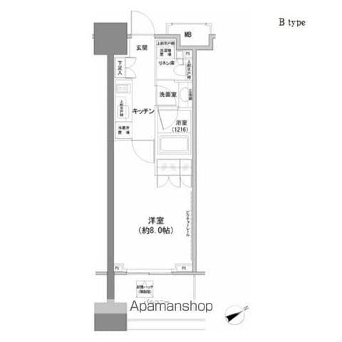 パークハビオ西新宿の間取り写真
