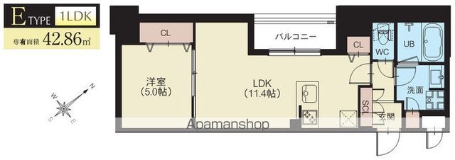 スプランディッド新横浜の間取り写真