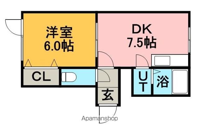 シャトージェミニ北広島の間取り写真