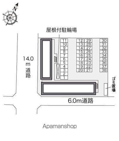 レオパレス三　城 106 ｜ 福岡県大野城市仲畑１丁目4-20（賃貸アパート1K・1階・23.18㎡） その24