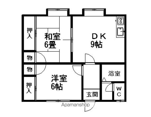 コーポ沢町の間取り写真