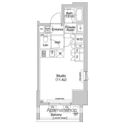 コンフォリア東池袋ＥＡＳＴ[1R/29.72m2]の間取図