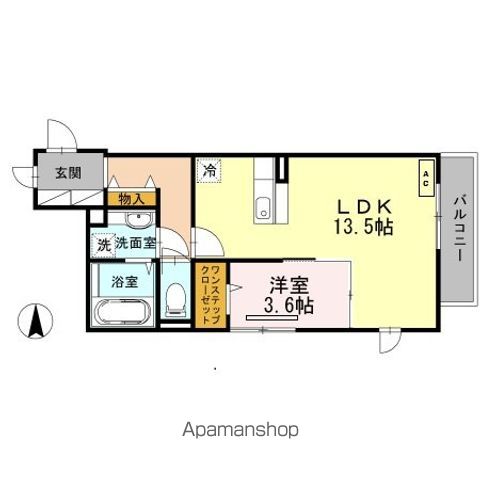 【杉並区井草のマンションの間取り】